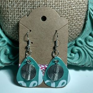 Guitar pick/Gift Card earrings